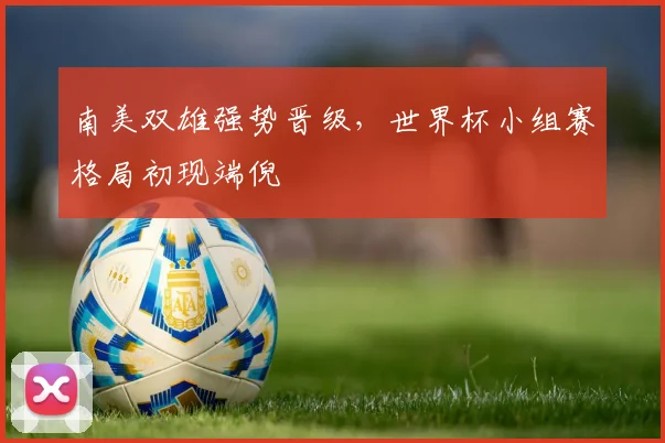 南美双雄强势晋级,世界杯小组赛格局初现端倪